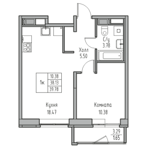 планировка, фото №1