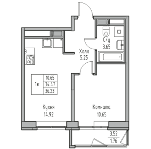 планировка, фото №1