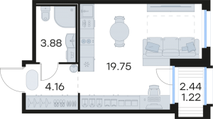 планировка, фото №1