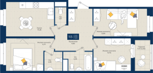 планировка, фото №1