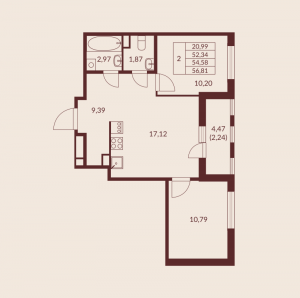 планировка, фото №1