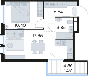 планировка, фото №1