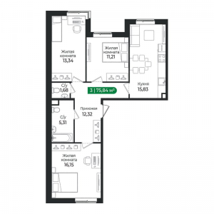 планировка, фото №1