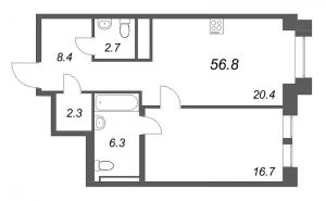 планировка, фото №1