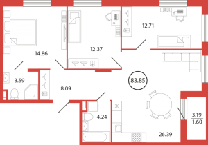 планировка, фото №1