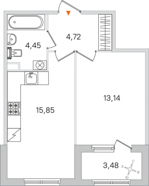 планировка, фото №1