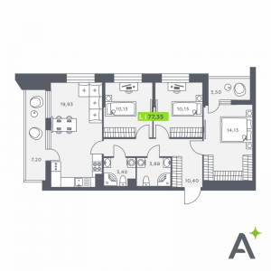 планировка, фото №1