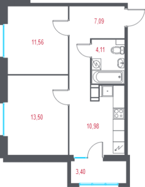 планировка, фото №1