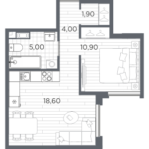 планировка, фото №1