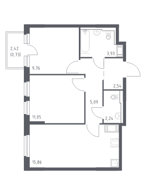 планировка, фото №1