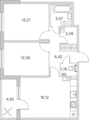 планировка, фото №1