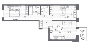 планировка, фото №1