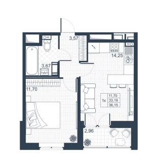 планировка, фото №1