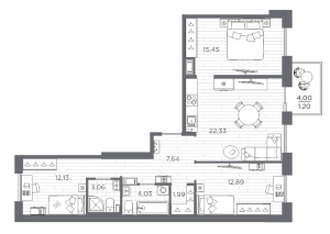 планировка, фото №1