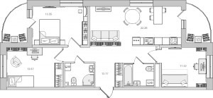 планировка, фото №1