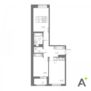 планировка, фото №1