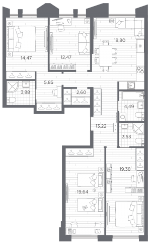 планировка, фото №1