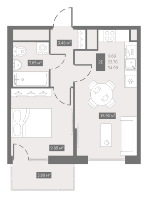 планировка, фото №1