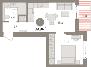 планировка, фото №1