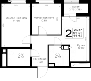 планировка, фото №1