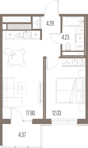 планировка, фото №1