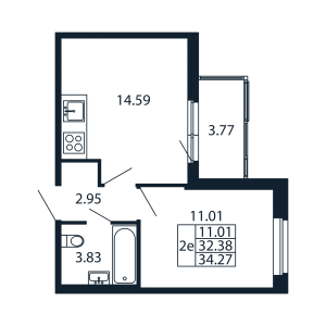 планировка, фото №1