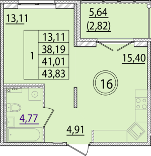 планировка, фото №1