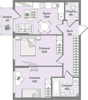 планировка, фото №1