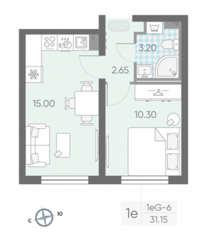 планировка, фото №1