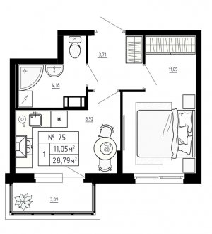 планировка, фото №1