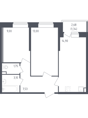 планировка, фото №1