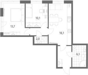 планировка, фото №1