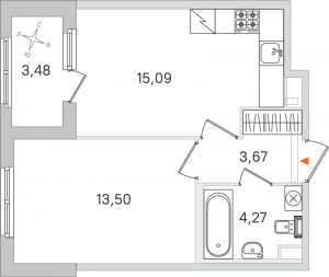 планировка, фото №1