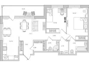 планировка, фото №1