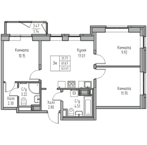 планировка, фото №1