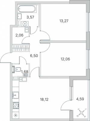 планировка, фото №1