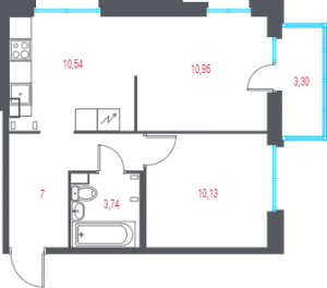 планировка, фото №1