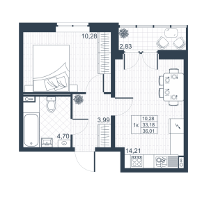 планировка, фото №1