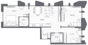 планировка, фото №1