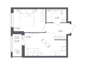 планировка, фото №1