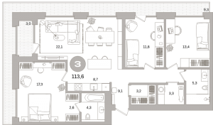 планировка, фото №1