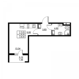 планировка, фото №1