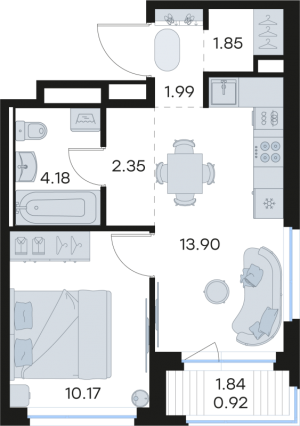 планировка, фото №1