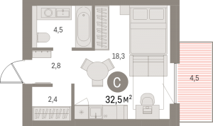 планировка, фото №1