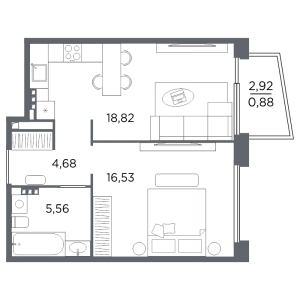 планировка, фото №1