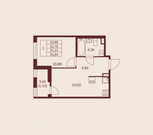 планировка, фото №1