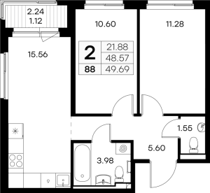 планировка, фото №1