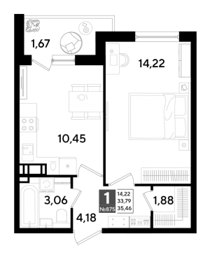 планировка, фото №1