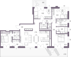 планировка, фото №1