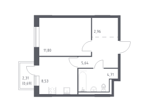 планировка, фото №1